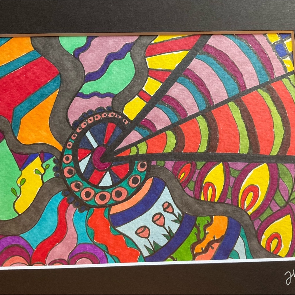 Original Intuitive Abstract Drawing - Picture 2 of 4